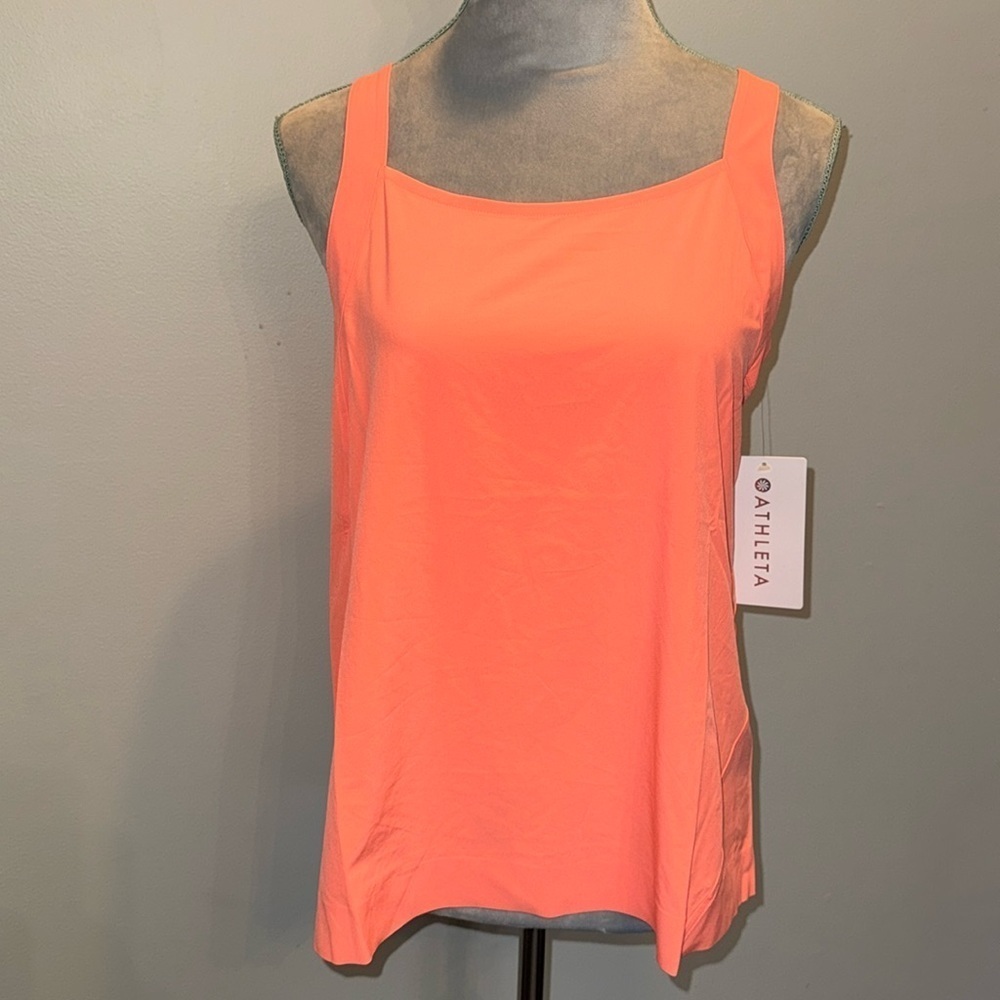 Athleta coral arrival tank NWT S